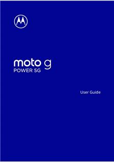 Motorola Moto G Power 5G - 2024 manual. Smartphone Instructions.